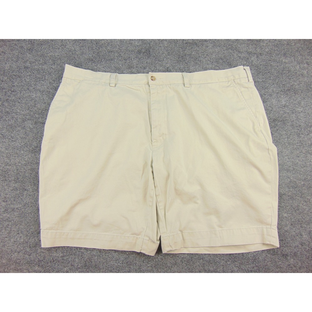 Polo Ralph Lauren Shorts Mens 42 Classic Fit 9 Beige Solid Chino Prep Old Money